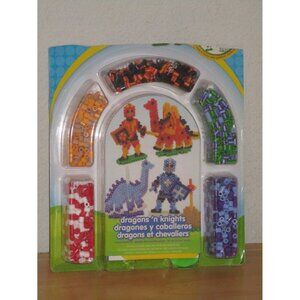 Eksuccess Perler Dragon 'n Knights Fused Bead Kit Multi Colored Brand New Sealed